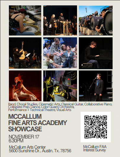 McCallum Fine Arts Academy Showcase